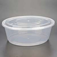 Microwave and freezing disposable plastic fast food bowls