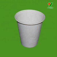 Biodegradable disposable tableware sugarcane fiber eco-friendly 8oz paper cup